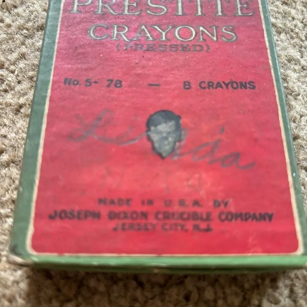 Prestite Crayons No. 5-78 Joseph Dixon Crucible Company New Jersey